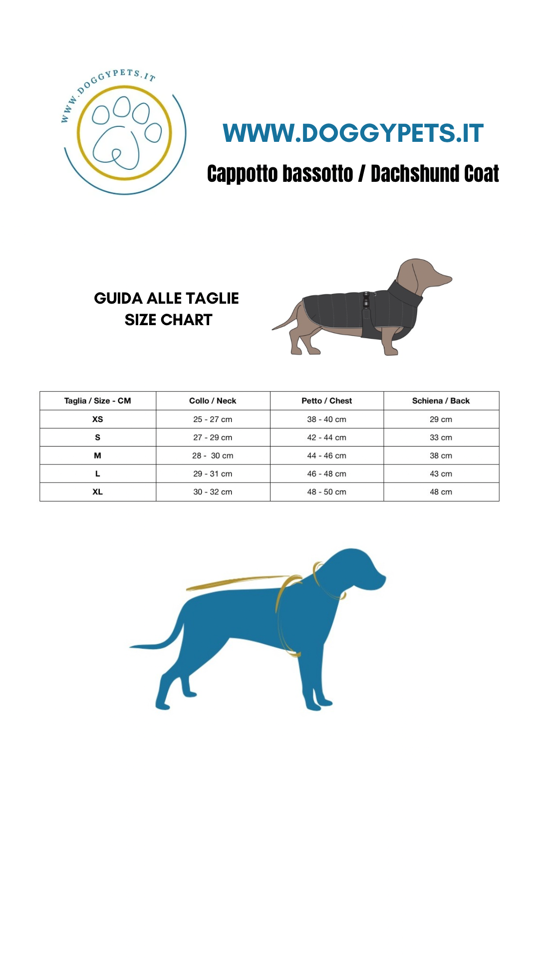 Cappotto per bassotto | DYVA