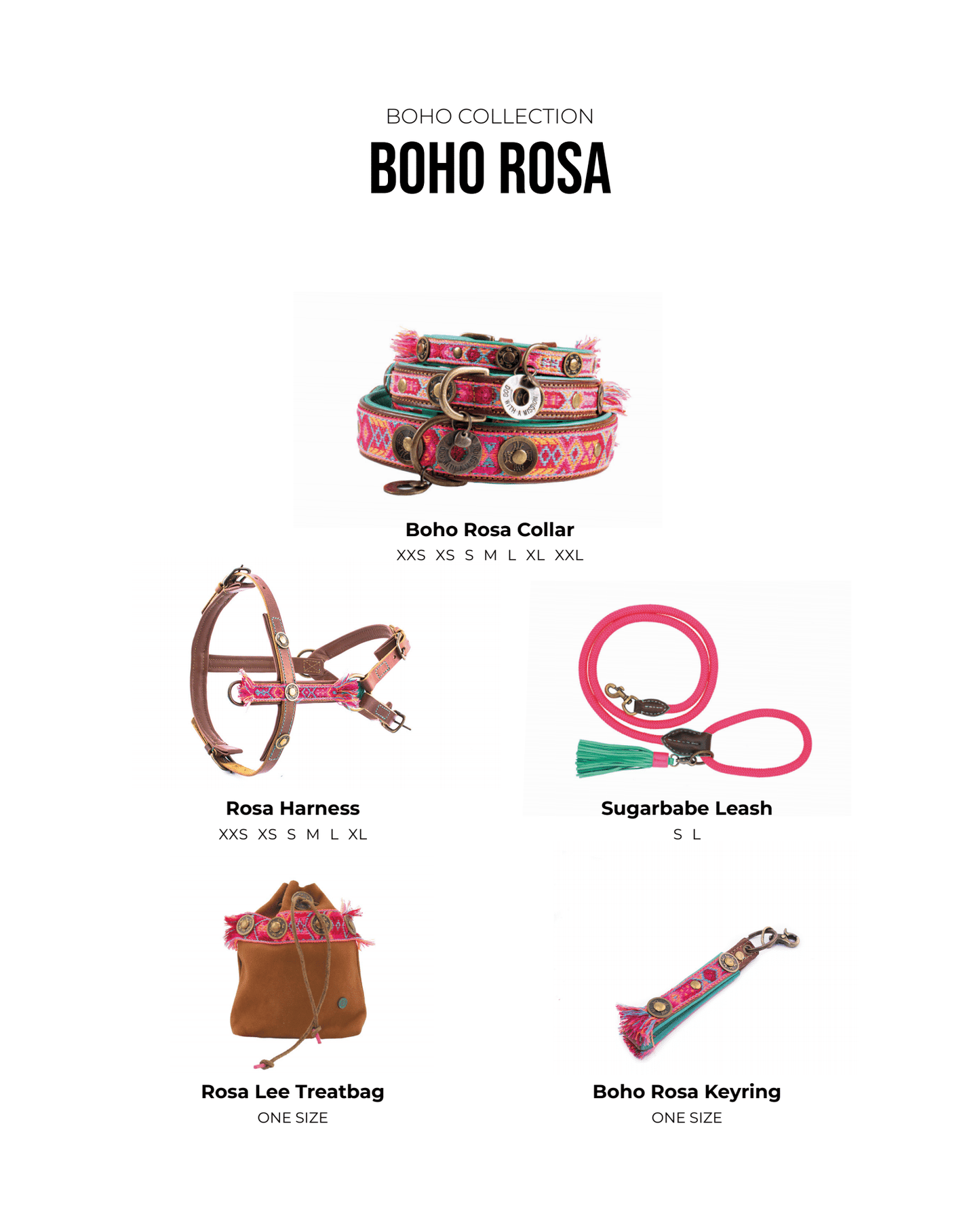 Collare per Cani | BOHO ROSA